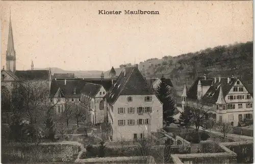 Ansichtskarte Maulbronn Blick auf die Stadt 1912
