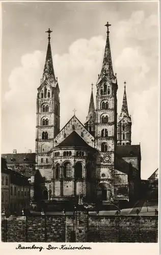 Ansichtskarte Bamberg Der Kaiserdom 1932