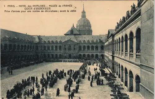 CPA Paris Hotel des Invalides 1917