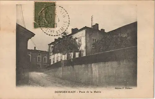 CPA Domgermain Place de la Mairie DOMGERMAIN 1917