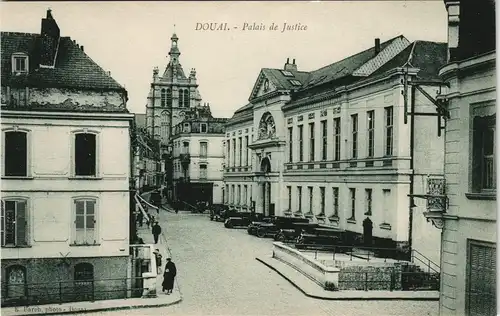 CPA Douai Dowaai Palais de Justice, Straße 1913