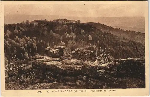 St. Odilienberg Mont Sainte-Odile MONT Ste. ODILE Mur païen et Couvent 1930
