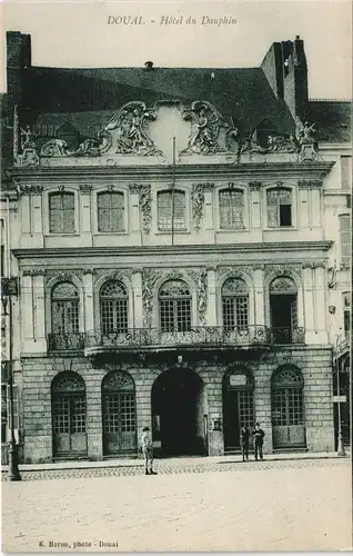 CPA Douai Dowaai Hótel du Dauphin 1910