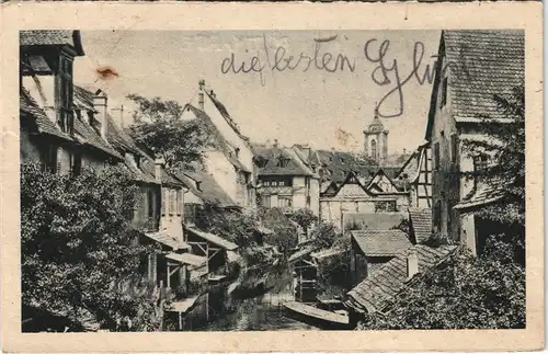 CPA Kolmar Colmar Petite Venise, Klein Venedig 1943   im 2. Weltkrieg