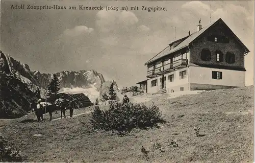 Garmisch-Partenkirchen Kreuzeck (Wettersteingebirge) Adolf Zoepritz Haus 1912