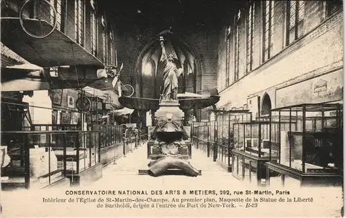 Paris CONSERVATOIRE NATIONAL DES ARTS & METIERS rue St-Martin 1922