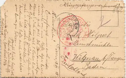 Postkaart Dieren-Rheden Stationsweg 1916