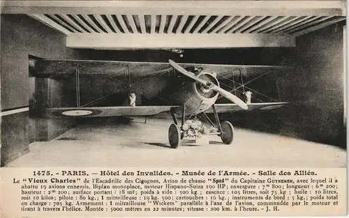 Paris Hôtel des Invalides. - Musée de l'Armée. - Salle des Alliés. 1922