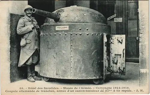 Paris Hôtel des Invalides Musée de l'Armée. Hôtel des Invalides.  1922