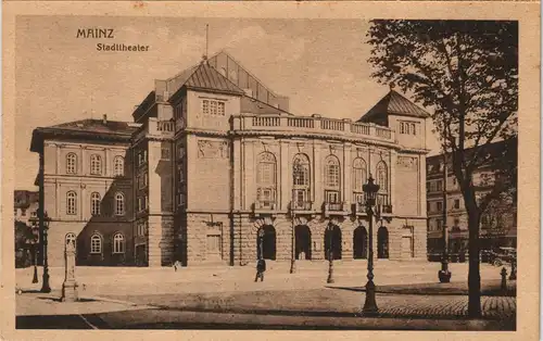 Ansichtskarte Mainz Stadttheater Theater Theatre 1910