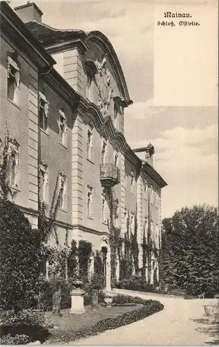 Ansichtskarte Insel Mainau-Konstanz Schloss (Castle) Ostseite 1900