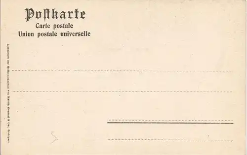 Ansichtskarte Insel Mainau-Konstanz Schloss (Castle) Ostseite 1900