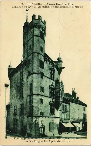 CPA Luxeuil-les-Bains Ancien Hotel de Ville 1955