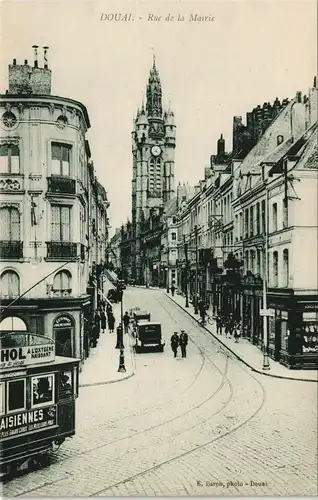 CPA Douai Dowaai Rue de la Mairie 1913