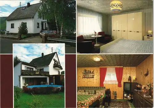 Bullay Privat-Pension Waltraud Spies GÄSTEHAUS KIRCHSTR. Mehrbildkarte 1992