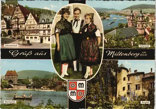 Miltenberg (Main) Mehrbildkarte mit ca. 70er Jahre Ansichten 1981