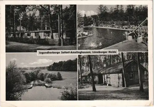 Amelinghausen Jugendherberge Sottorf-Amelinghausen, Lüneburger Heide 1959