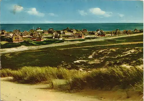 Ansichtskarte Sylt Insel Sylt Nordsee Sonnenland Strand Panorama 1970
