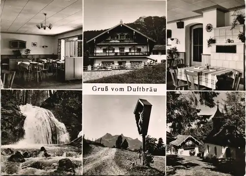 .Bayern ALPENGASTHOF PENSION ZUM DUFTBRÄU (Post: Essbaum ) 1960