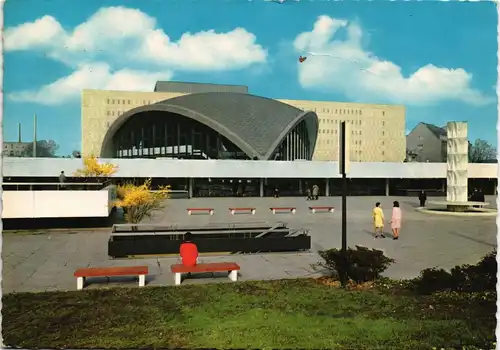 Ansichtskarte Dortmund Partie am Theater Stadttheater 1966