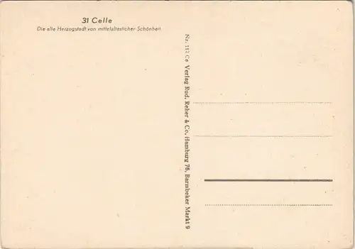 Ansichtskarte Celle Mehrbildkarte mit 6 Ortsansichten 1970