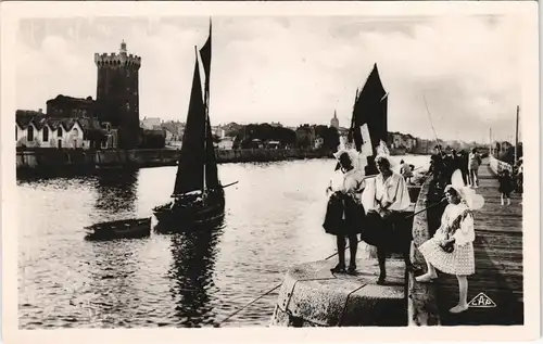 .Frankreich LES SABLES D'OLONNE - Le Chenal et la Tour d'Arundel 1940