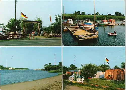 Ranzenbüttel Fährverbindung Berne/Farge, Campingplatz Juliusplate 1980