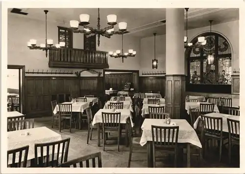 Frankfurt am Main Restaurant Drei Hasen Bes.: Wilhelm Frank Rathenauplatz 5 1956