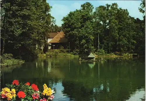 Ansichtskarte Bad Lippspringe Partie an der Fischerhütte 1980