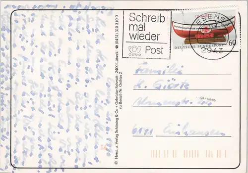 .Niedersachsen Mehrbildkarte mit Mühle, Bauernhof, Störtebeker-Turm uvm. 1980