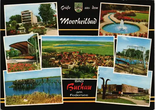 Bad Buchau Mehrbildkarte Federsee Ortsansichten Umlandansichten 1978