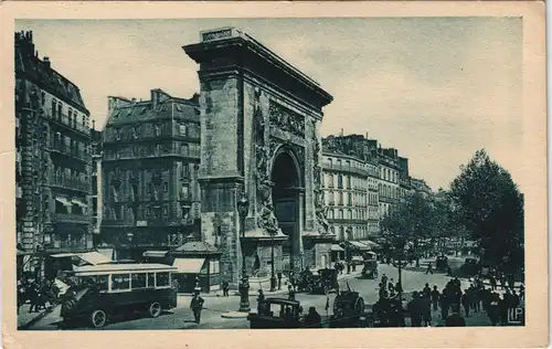 CPA Paris Le Boulevard et la Porte St-Denis 1920