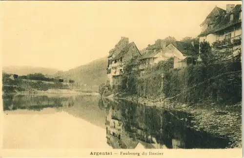 .Frankreich Argentat - Faubourg du Bastier (Repro-Ansicht) 1990 REPRO