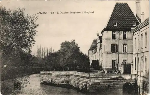 CPA Dijon (Dision) Dijon L'Ouche derrière l'Hôpital 1907