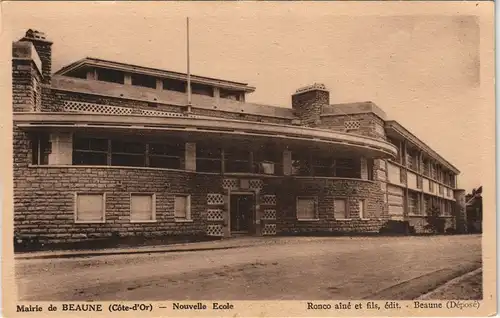 CPA Beaune Mairie de BEAUNE (Côte-d'Or) Nouvelle Ecole 1920