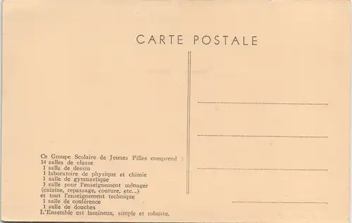 CPA Beaune Mairie de BEAUNE (Côte-d'Or) Nouvelle Ecole 1920