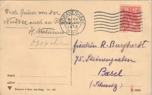 Scheveningen-Den Haag Den Haag Strandpromenade Promenade Panorama 1913