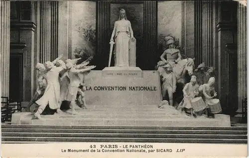 CPA Paris LE PANTHEON Le Monument de la Convention Nationale 1910