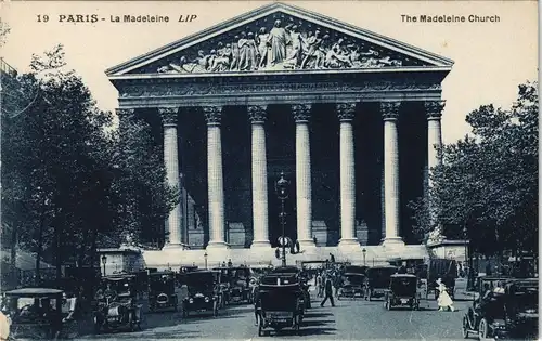 CPA Paris La Madeleine The Madeleine Church 1910