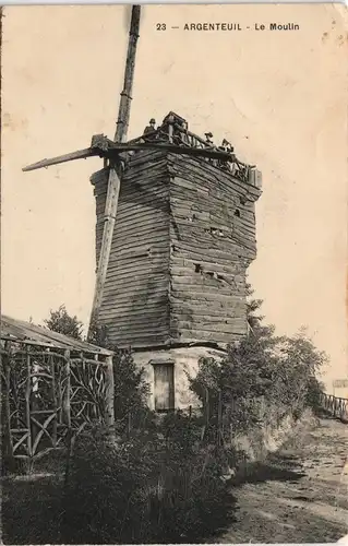 CPA Argenteuil Windmühle - Le Moulin 1910