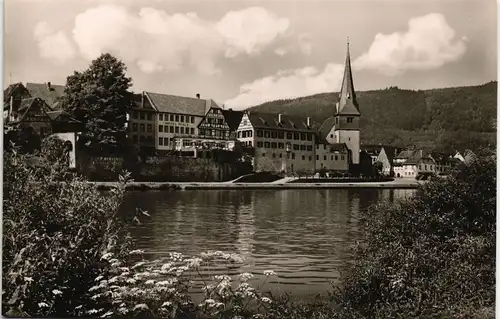 Ansichtskarte Neckargemünd Partie am Neckar 1958