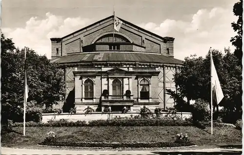 Ansichtskarte Bayreuth Richard-Wagner-Festspielhaus Gebäude-Ansicht 1958