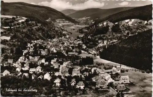 Ansichtskarte Schönau b. Heidelberg Panorama-Ansicht Gesamtansicht 1965