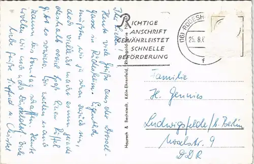 Ansichtskarte Rüdesheim (Rhein) Drosselgasse - Frauen 1963