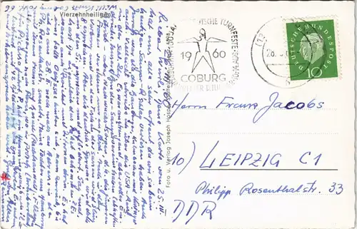Ansichtskarte Bad Staffelstein Luftbild 1960