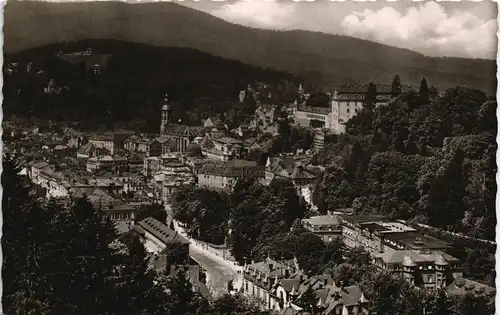 Ansichtskarte Baden-Baden Blick auf die Stadt 1960