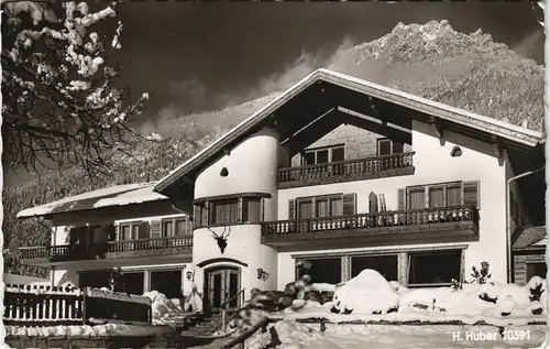 Garmisch-Partenkirchen Berggasthof Almhütte Umland-Ansicht 1968