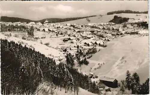 Sankt Andreasberg-Braunlage Panorama-Ansicht des Ortes im Oberharz 1960
