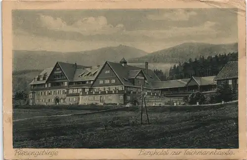 Brückenberg-Krummhübel Karpacz Górny Karpacz Teichmannbaude 1922