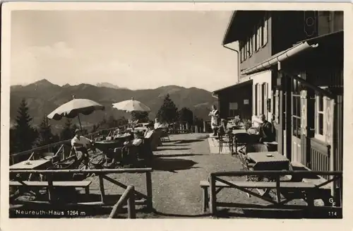 Schliersee Gasthof Neureuth-Haus Übergang Tegernsee-Schliersee 1940